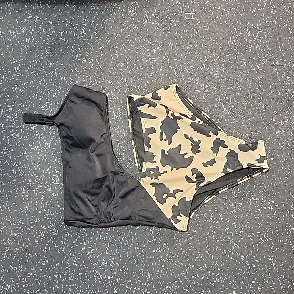 One piece cut out bathing suit